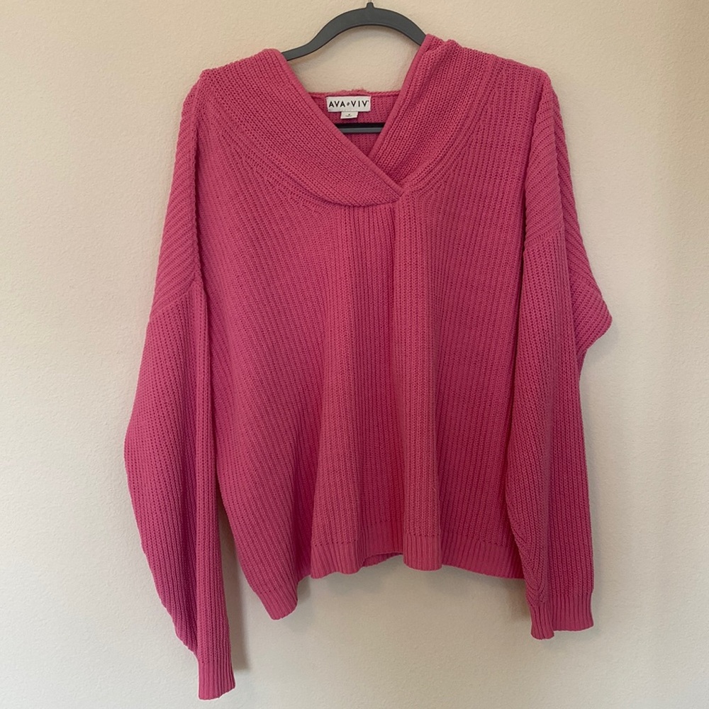 Ava and Viv Knit Hoodie
